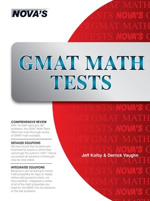 cover image of GMAT Math Tests